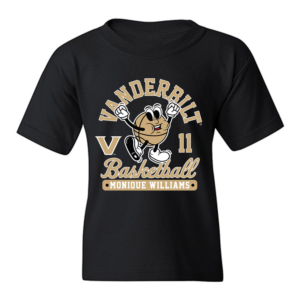 Vanderbilt - NCAA Women's Basketball : Monique Williams - Fashion Shersey Youth T-Shirt-0