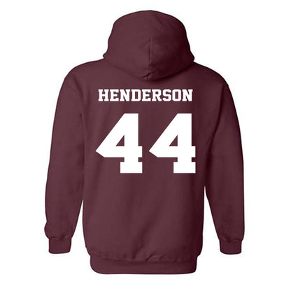 Virginia Tech - NCAA Football : Matt Henderson - Fashion Shersey Hooded Sweatshirt-1