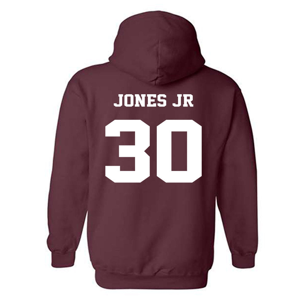 Virginia Tech - NCAA Football : Curtis Jones Jr - Fashion Shersey Hooded Sweatshirt-1