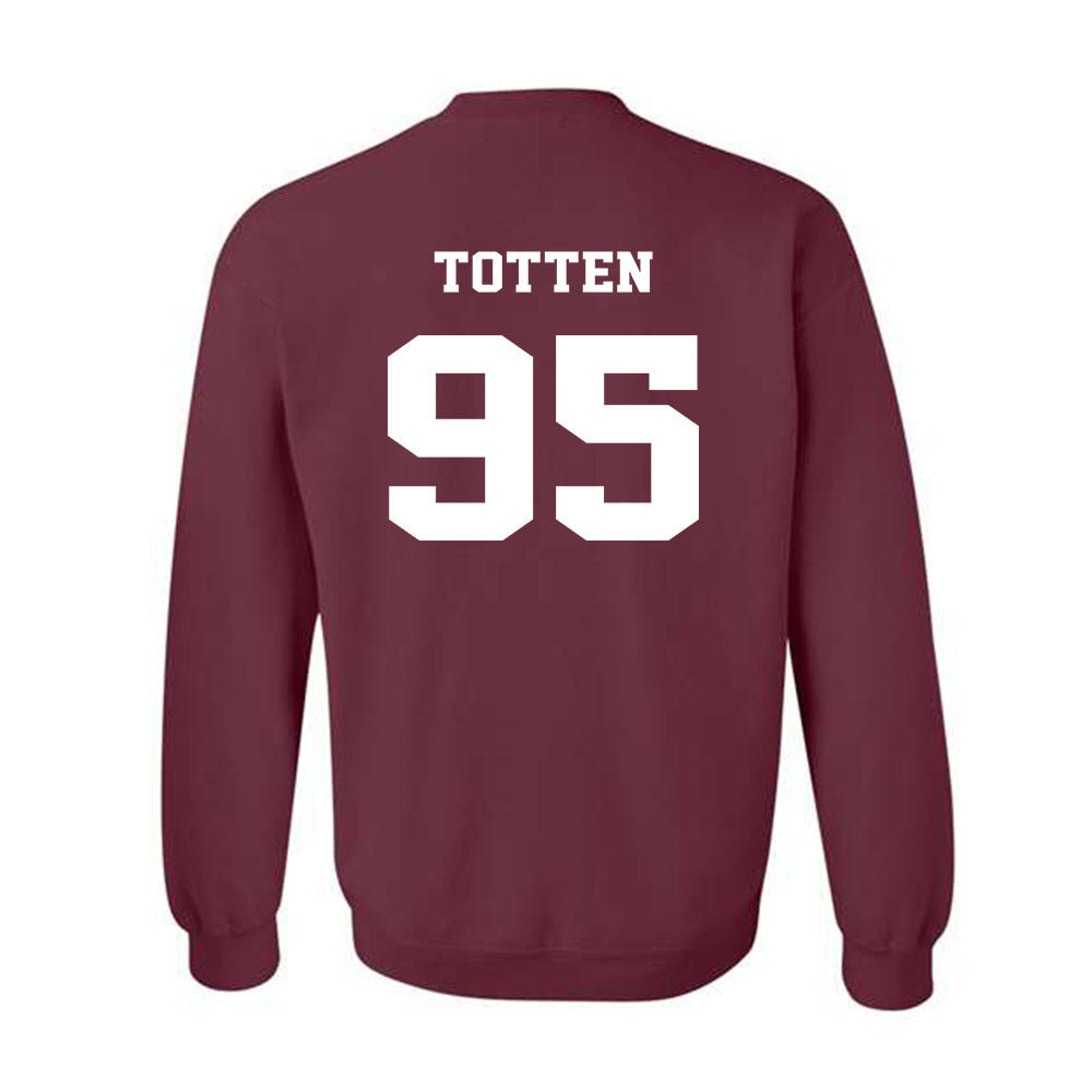 Virginia Tech - NCAA Football : Nathan Totten - Fashion Shersey Crewneck Sweatshirt-1