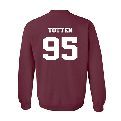 Virginia Tech - NCAA Football : Nathan Totten - Fashion Shersey Crewneck Sweatshirt-1