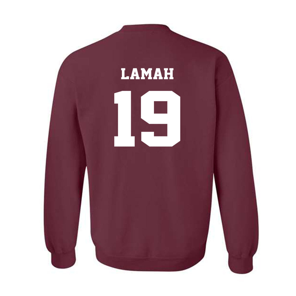 Virginia Tech - NCAA Football : Mathieu Lamah - Fashion Shersey Crewneck Sweatshirt-1