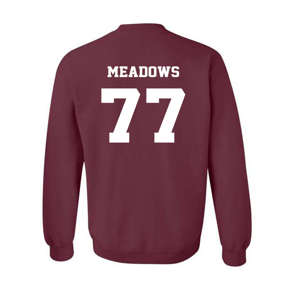 Virginia Tech - NCAA Football : Brody Meadows - Fashion Shersey Crewneck Sweatshirt-1