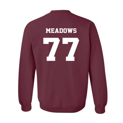 Virginia Tech - NCAA Football : Brody Meadows - Fashion Shersey Crewneck Sweatshirt-1