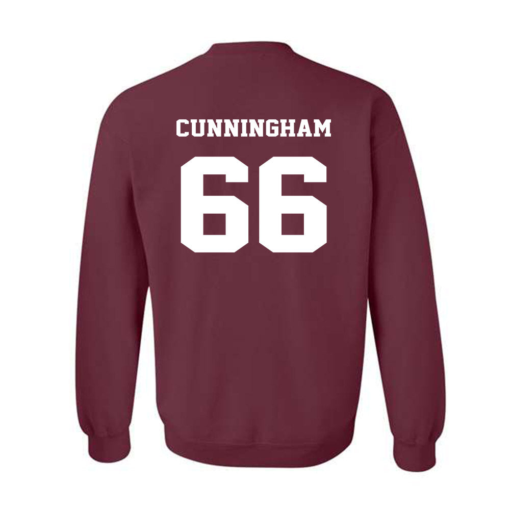 Virginia Tech - NCAA Football : Montavious Cunningham - Fashion Shersey Crewneck Sweatshirt-1