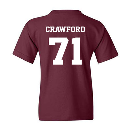 Virginia Tech - NCAA Football : Gavin Crawford - Fashion Shersey Youth T-Shirt-1