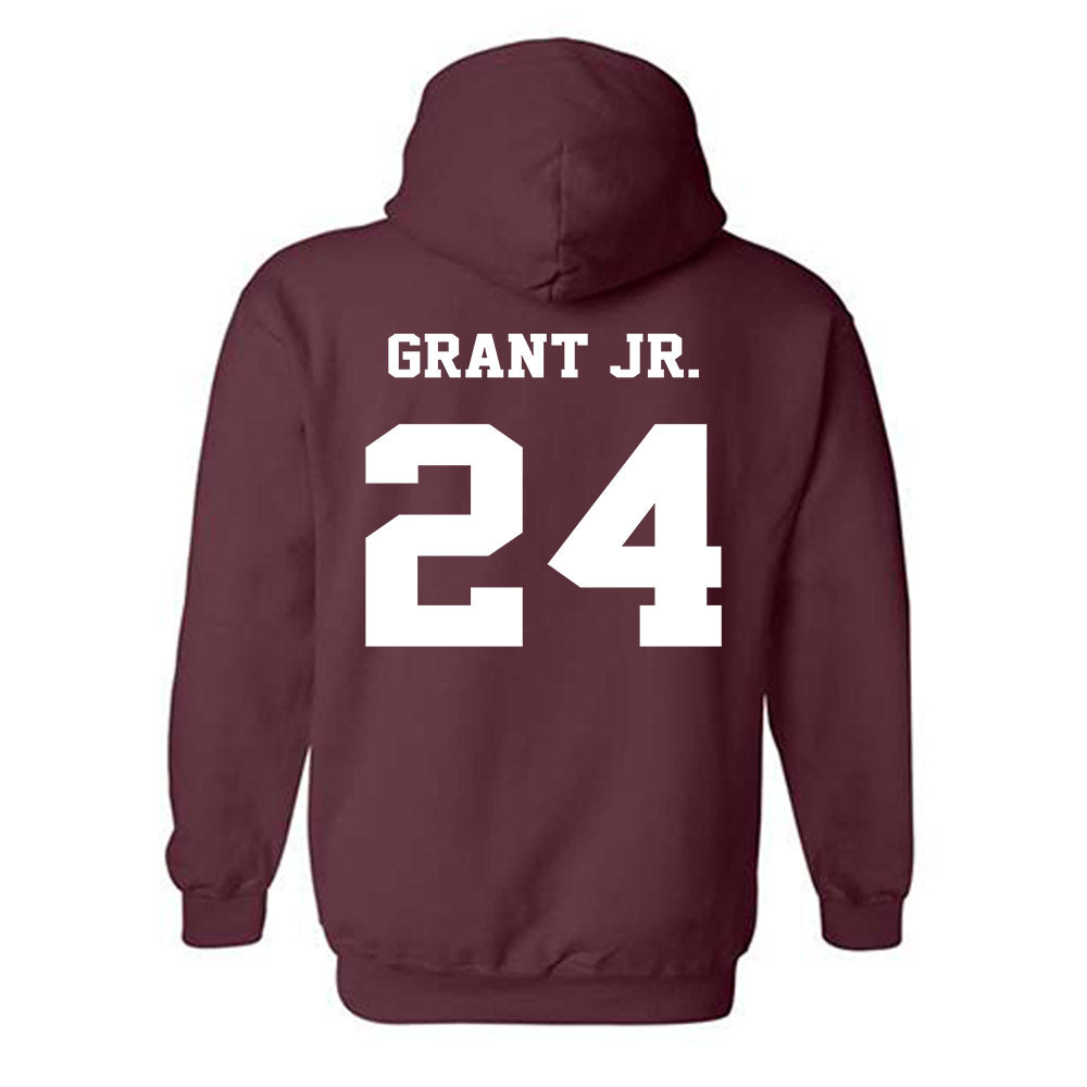 Virginia Tech - NCAA Football : Tyrell Grant Jr. - Fashion Shersey Hooded Sweatshirt-1