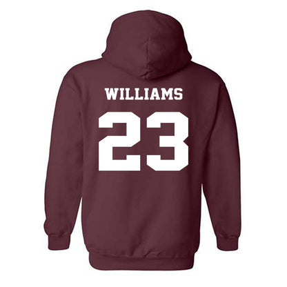 Virginia Tech - NCAA Football : Thomas Williams - Fashion Shersey Hooded Sweatshirt-1