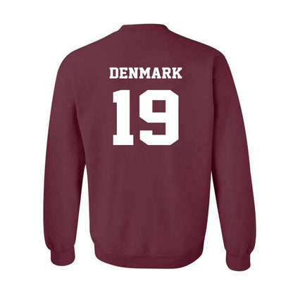 Virginia Tech - NCAA Football : Tyseer Denmark - Fashion Shersey Crewneck Sweatshirt-1