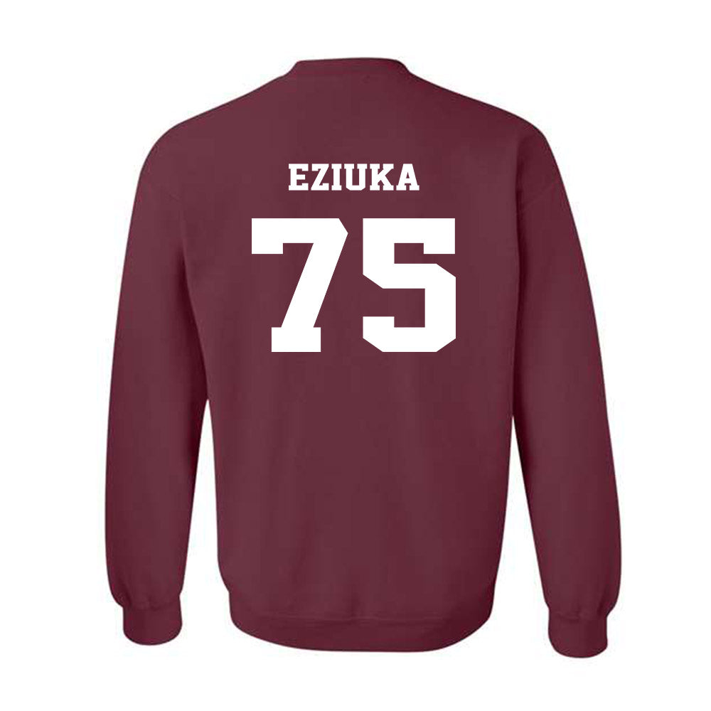 Virginia Tech - NCAA Football : Benjamin Eziuka - Fashion Shersey Crewneck Sweatshirt-1