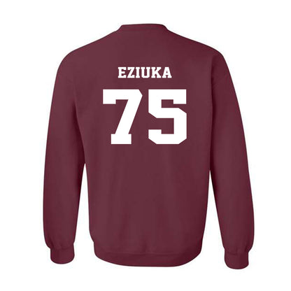 Virginia Tech - NCAA Football : Benjamin Eziuka - Fashion Shersey Crewneck Sweatshirt-1