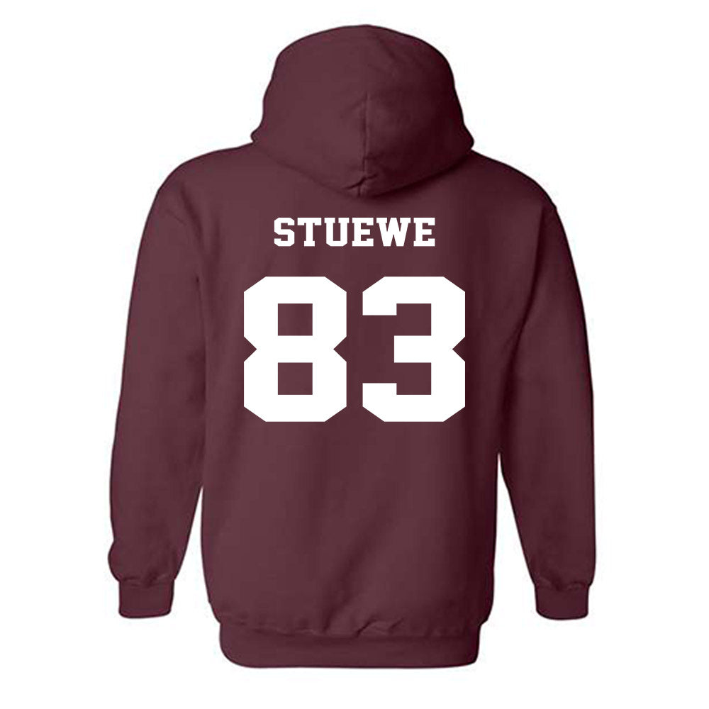Virginia Tech - NCAA Football : Luke Stuewe - Fashion Shersey Hooded Sweatshirt-1