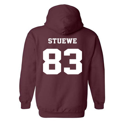 Virginia Tech - NCAA Football : Luke Stuewe - Fashion Shersey Hooded Sweatshirt-1