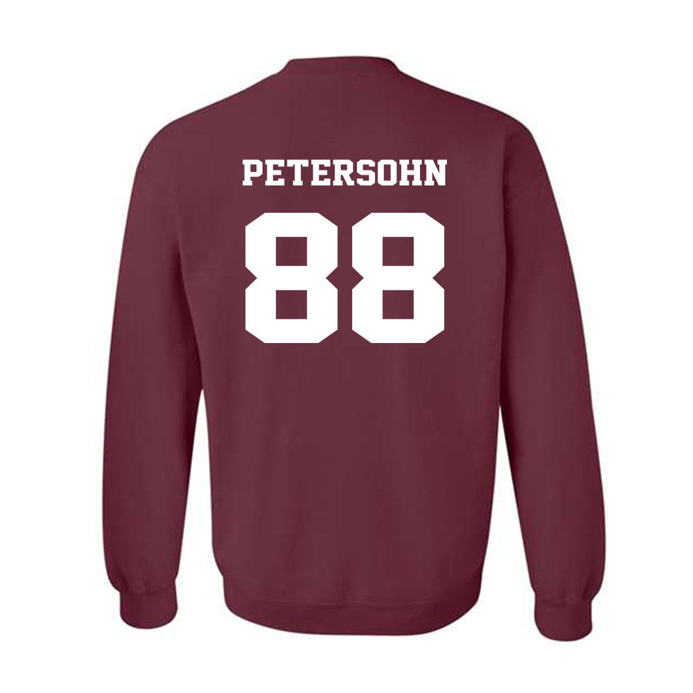 Virginia Tech - NCAA Football : Pierce Petersohn - Fashion Shersey Crewneck Sweatshirt-1