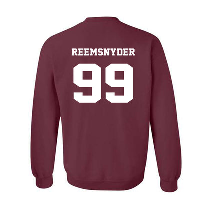 Virginia Tech - NCAA Football : Cole Reemsnyder - Fashion Shersey Crewneck Sweatshirt-1