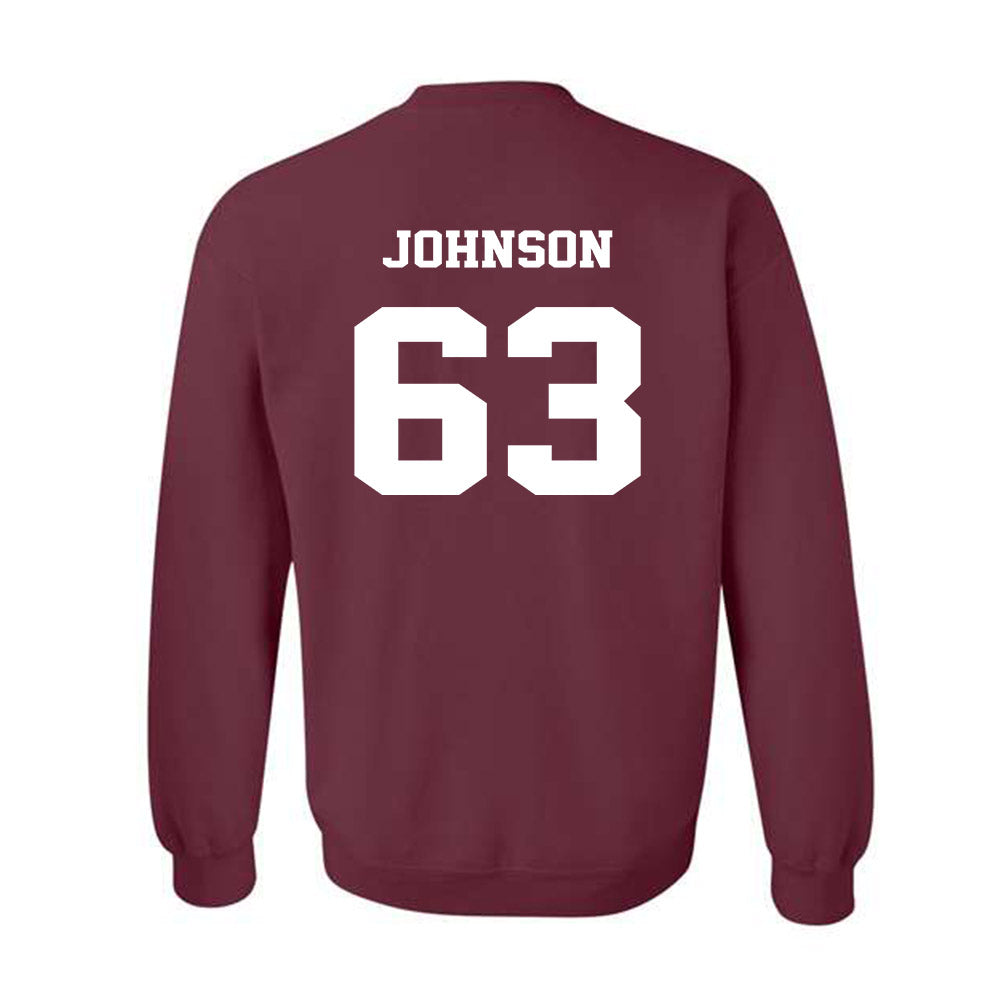 Virginia Tech - NCAA Football : Kamren Johnson - Fashion Shersey Crewneck Sweatshirt-1