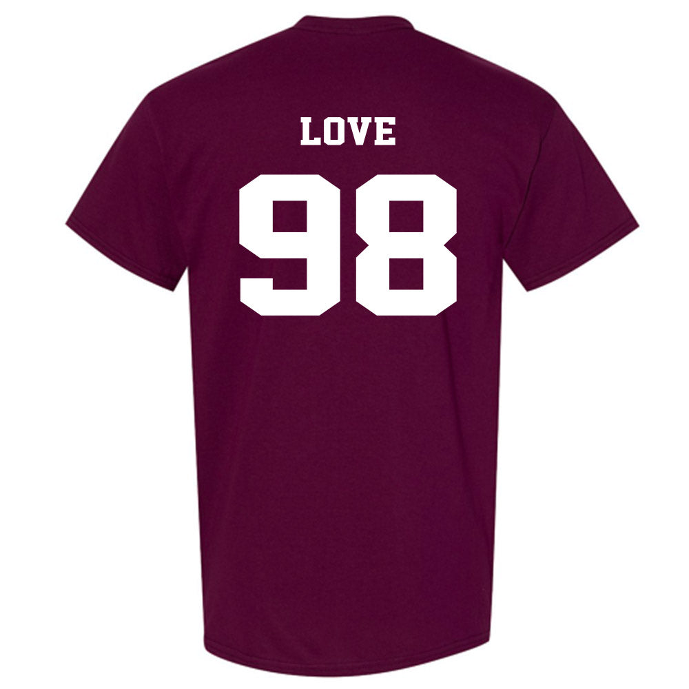 Virginia Tech - NCAA Football : Will Love - Fashion Shersey T-Shirt-1