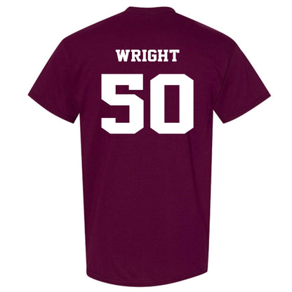 Virginia Tech - NCAA Football : Nathaniel Wright - Fashion Shersey T-Shirt-1
