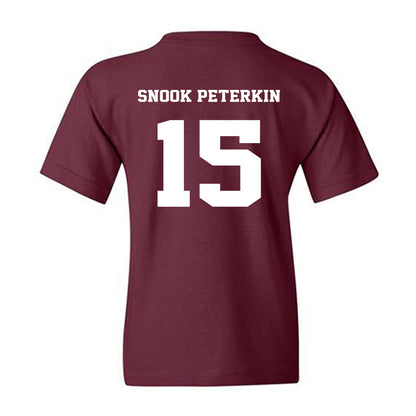 Virginia Tech - NCAA Football : Shamarius "Snook" Peterkin - Fashion Shersey Youth T-Shirt-1