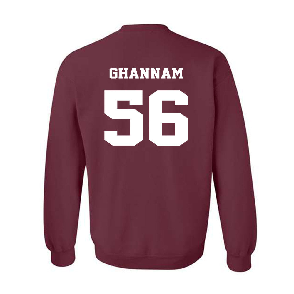 Virginia Tech - NCAA Football : Layth Ghannam - Fashion Shersey Crewneck Sweatshirt-1