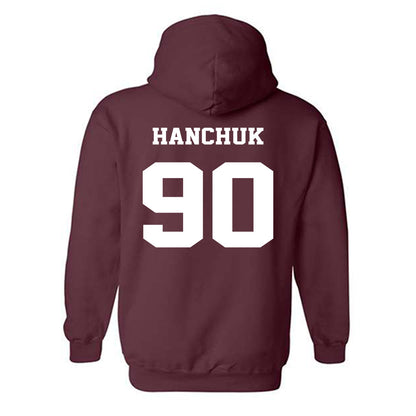 Virginia Tech - NCAA Football : Andrew Hanchuk - Fashion Shersey Hooded Sweatshirt-1