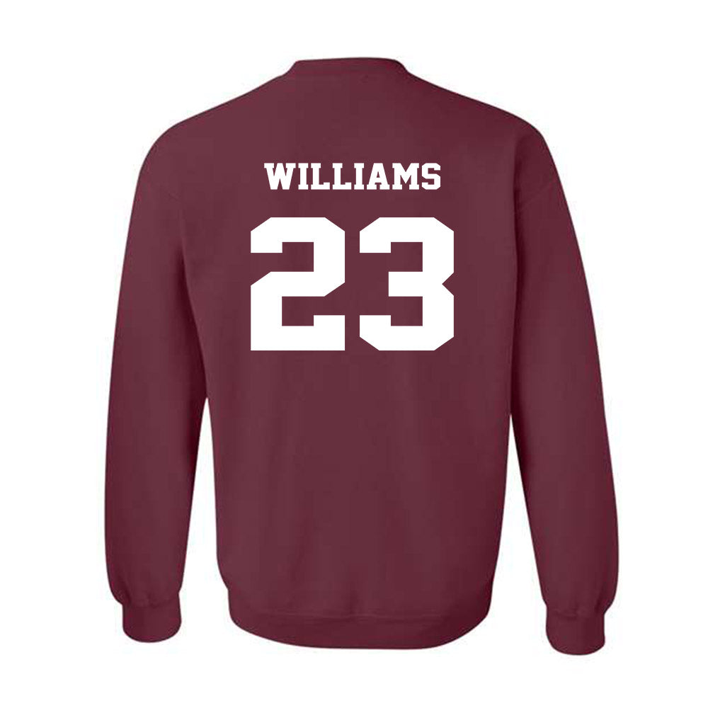Virginia Tech - NCAA Football : Thomas Williams - Fashion Shersey Crewneck Sweatshirt-1
