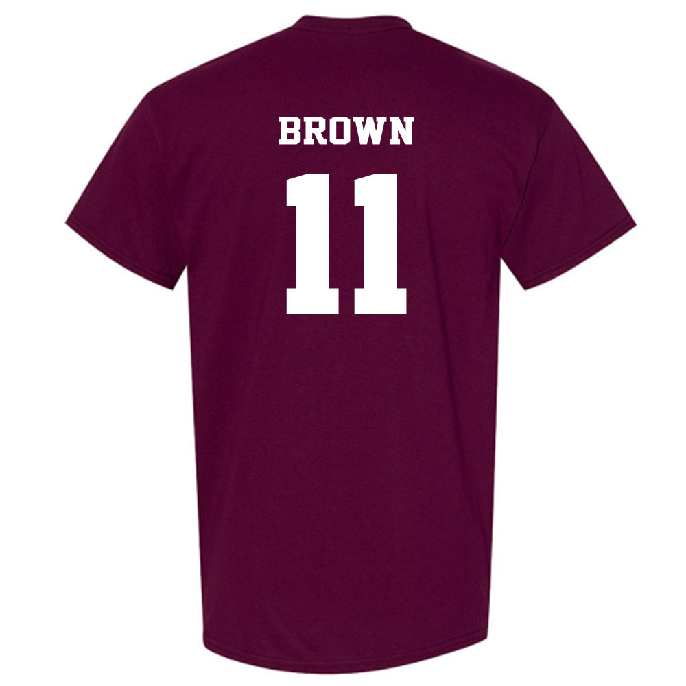 Virginia Tech - NCAA Football : Davion Brown - Fashion Shersey T-Shirt-1