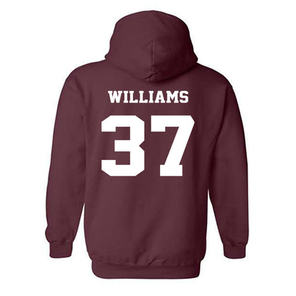 Virginia Tech - NCAA Football : Mylachi Williams - Fashion Shersey Hooded Sweatshirt-1