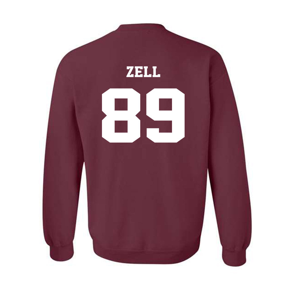 Virginia Tech - NCAA Football : Hudson Zell - Fashion Shersey Crewneck Sweatshirt-1