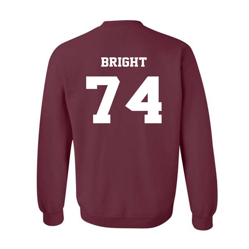 Virginia Tech - NCAA Football : Marlen Bright - Fashion Shersey Crewneck Sweatshirt-1