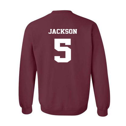 Virginia Tech - NCAA Football : Marlion Jackson - Fashion Shersey Crewneck Sweatshirt-1