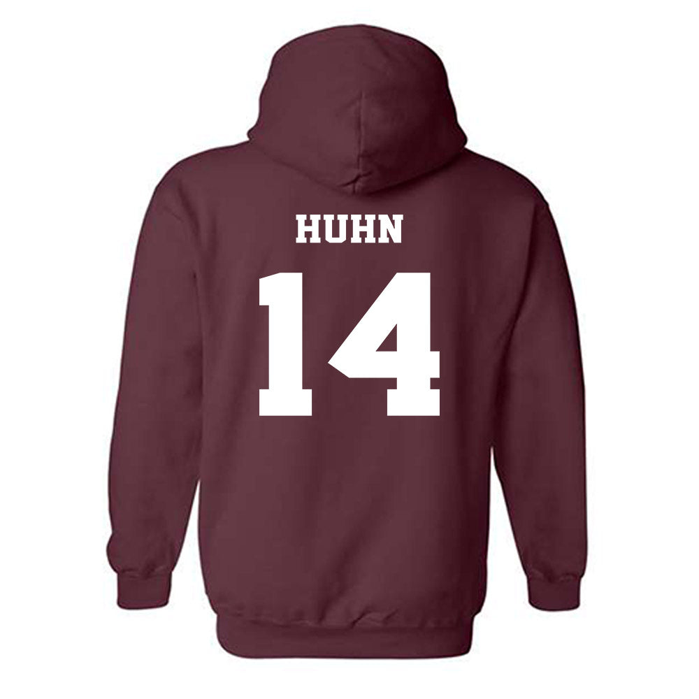Virginia Tech - NCAA Football : Troy Huhn - Fashion Shersey Hooded Sweatshirt-1