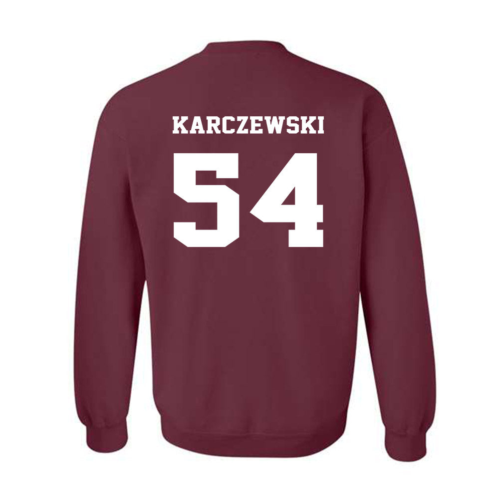 Virginia Tech - NCAA Football : Grant Karczewski - Fashion Shersey Crewneck Sweatshirt-1