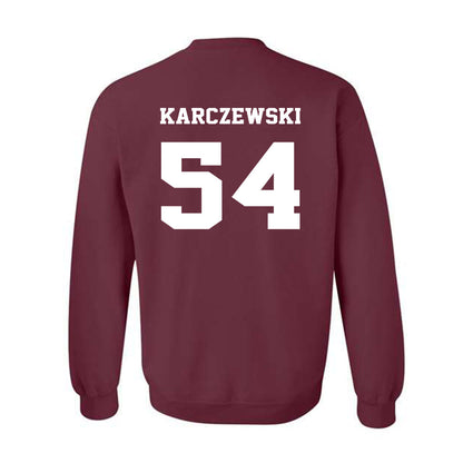 Virginia Tech - NCAA Football : Grant Karczewski - Fashion Shersey Crewneck Sweatshirt-1