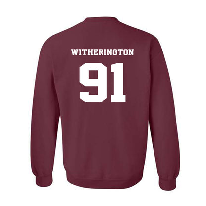 Virginia Tech - NCAA Football : Garrett Witherington - Fashion Shersey Crewneck Sweatshirt-1