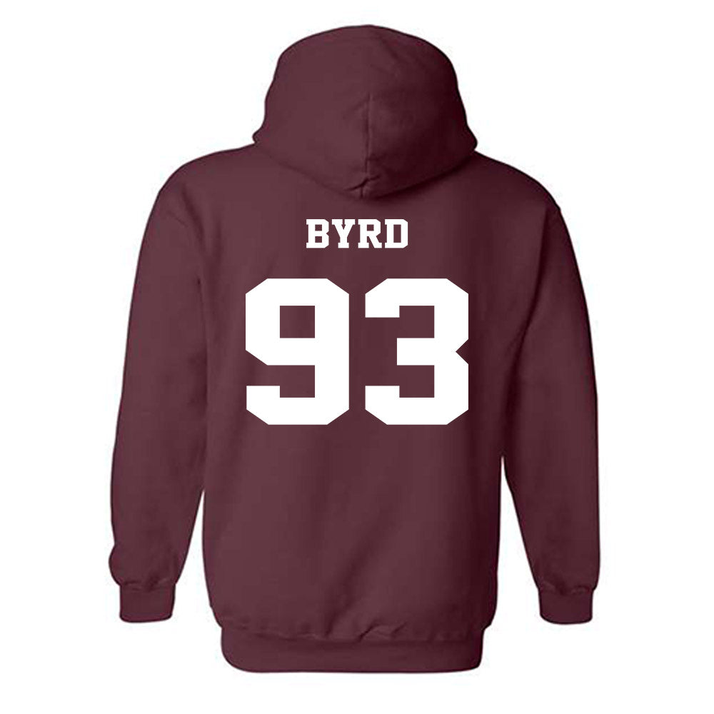 Virginia Tech - NCAA Football : Cole Byrd - Fashion Shersey Hooded Sweatshirt-1