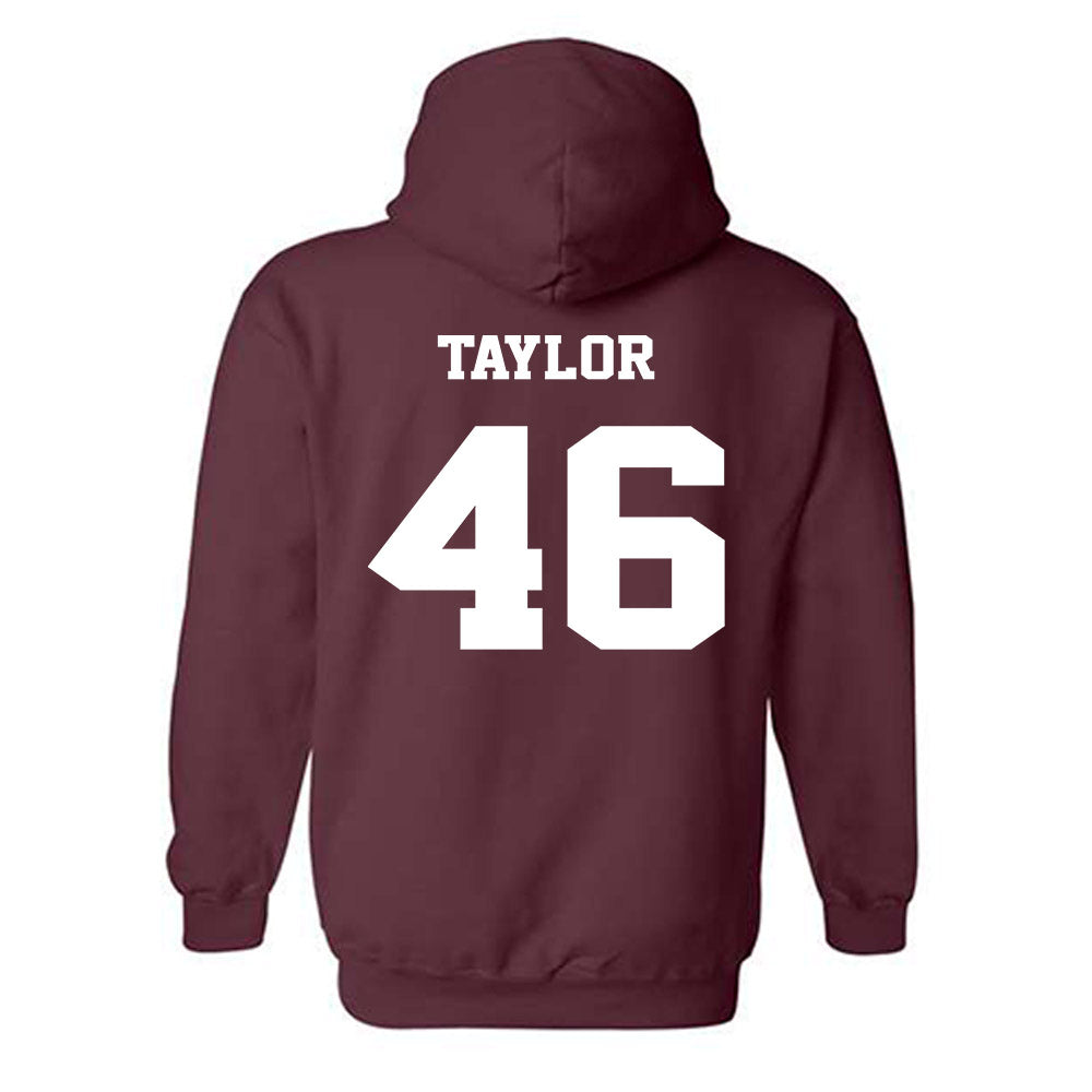Virginia Tech - NCAA Football : Darius Taylor - Fashion Shersey Hooded Sweatshirt-1