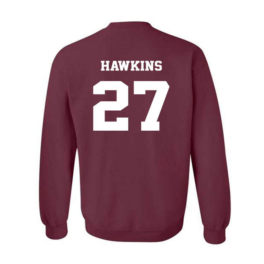 Virginia Tech - NCAA Football : Marcellous Hawkins - Fashion Shersey Crewneck Sweatshirt-1