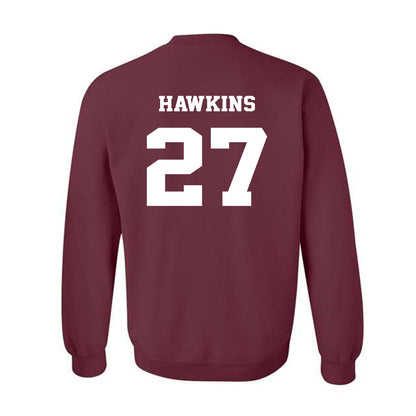 Virginia Tech - NCAA Football : Marcellous Hawkins - Fashion Shersey Crewneck Sweatshirt-1