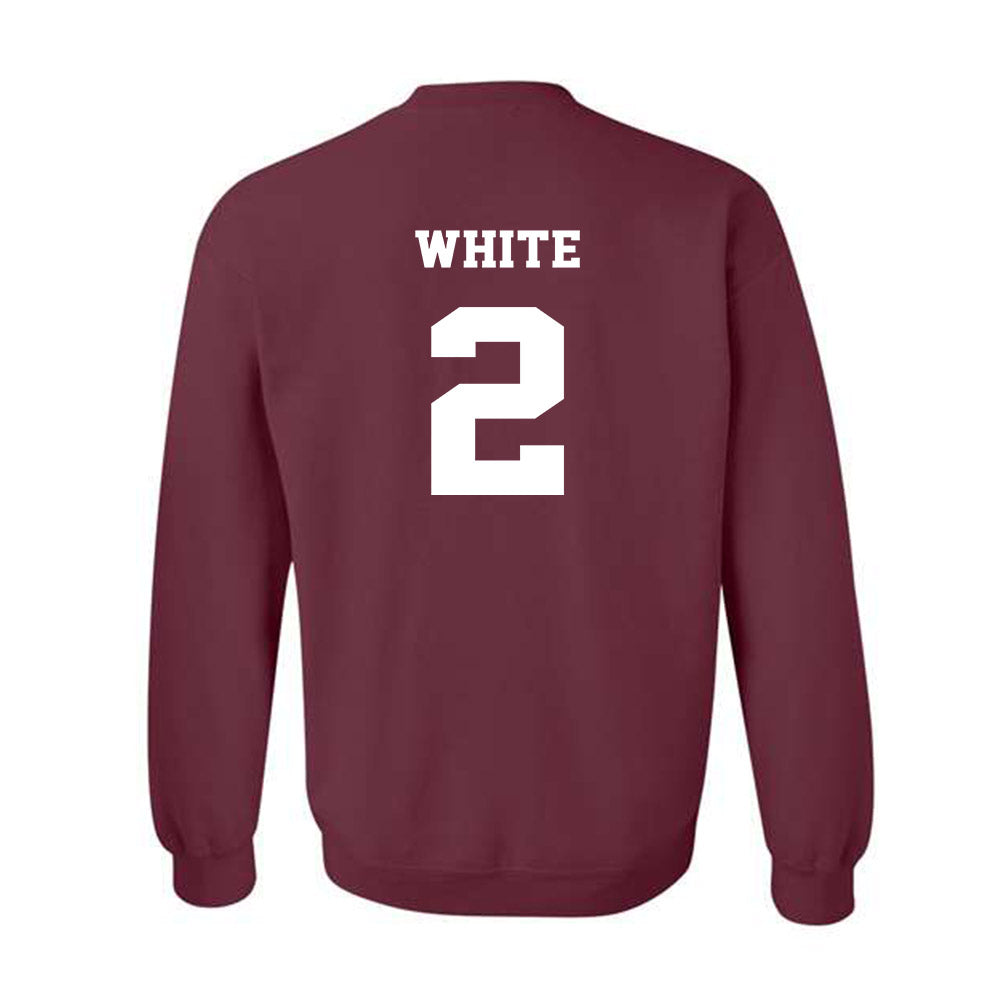 Virginia Tech - NCAA Football : Jaquez White - Fashion Shersey Crewneck Sweatshirt-1
