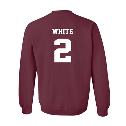 Virginia Tech - NCAA Football : Jaquez White - Fashion Shersey Crewneck Sweatshirt-1