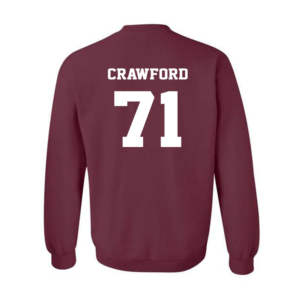 Virginia Tech - NCAA Football : Gavin Crawford - Fashion Shersey Crewneck Sweatshirt-1
