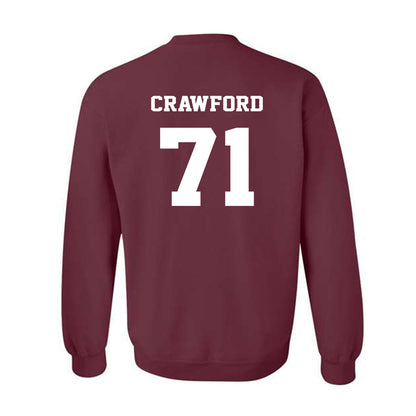 Virginia Tech - NCAA Football : Gavin Crawford - Fashion Shersey Crewneck Sweatshirt-1