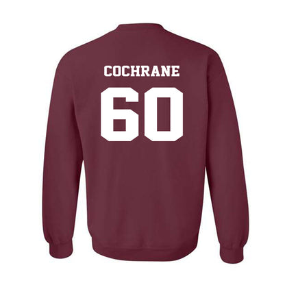 Virginia Tech - NCAA Football : Maddox Cochrane - Fashion Shersey Crewneck Sweatshirt-1