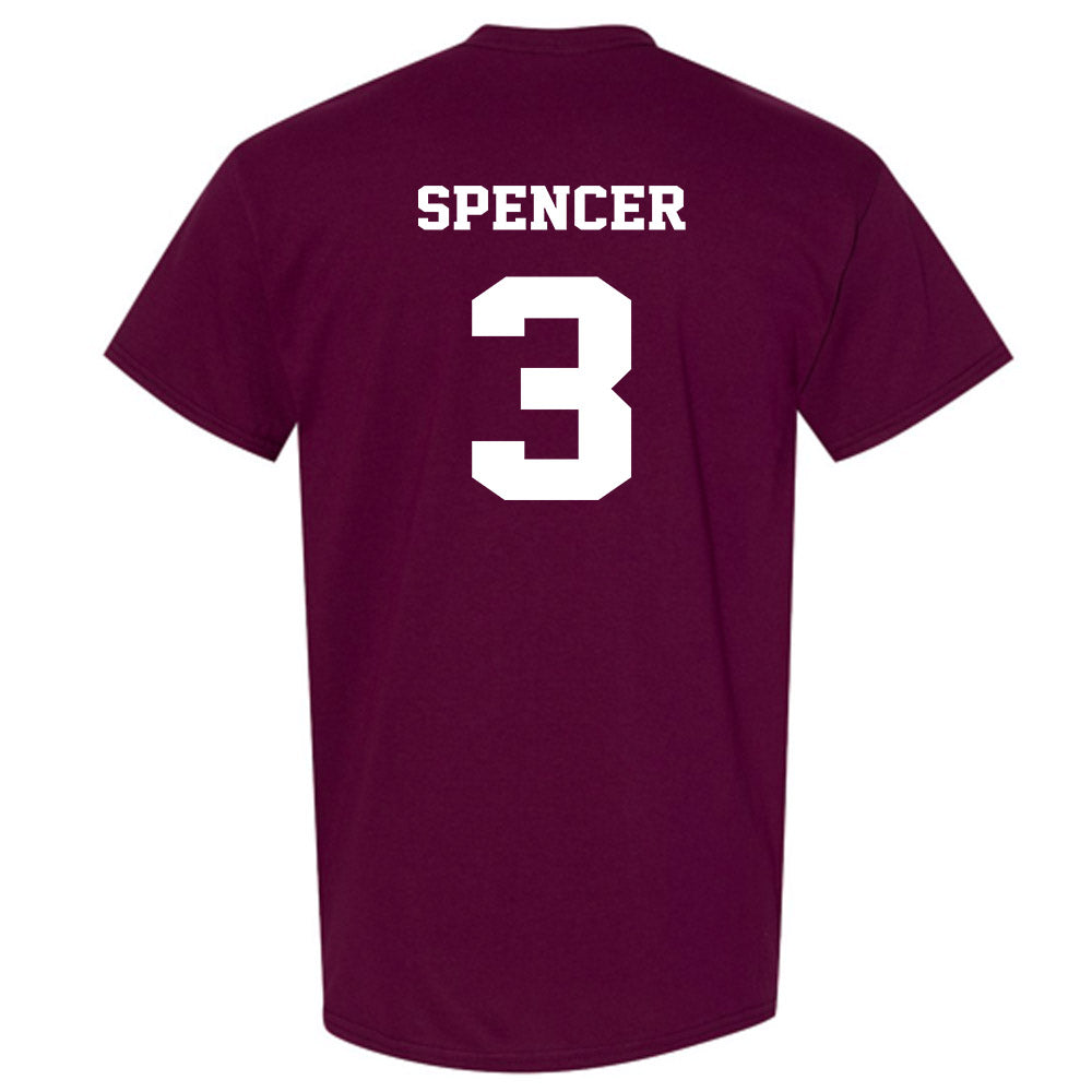 Virginia Tech - NCAA Football : Kaleb Spencer - Fashion Shersey T-Shirt-1