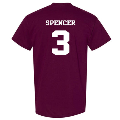 Virginia Tech - NCAA Football : Kaleb Spencer - Fashion Shersey T-Shirt-1