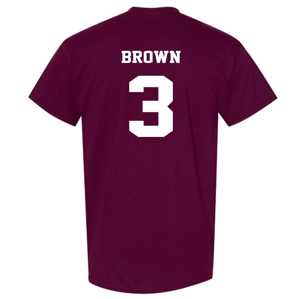 Virginia Tech - NCAA Football : Que'Sean Brown - Fashion Shersey T-Shirt-1