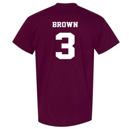 Virginia Tech - NCAA Football : Que'Sean Brown - Fashion Shersey T-Shirt-1