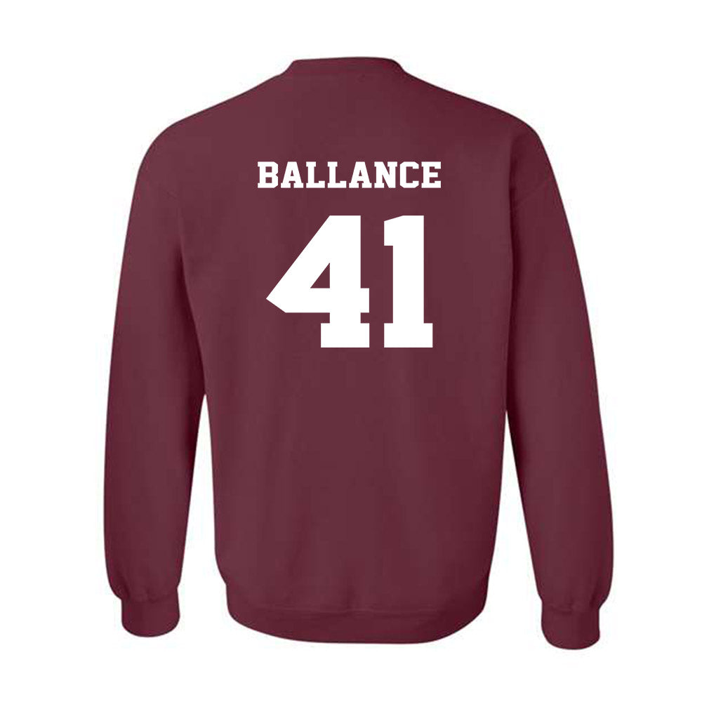 Virginia Tech - NCAA Football : George Ballance - Fashion Shersey Crewneck Sweatshirt-1