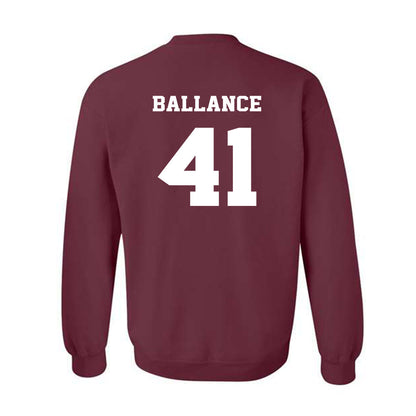 Virginia Tech - NCAA Football : George Ballance - Fashion Shersey Crewneck Sweatshirt-1